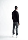 MEN The Velvet Print Sweater - Black