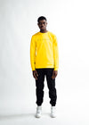 MEN The Dots Print Sweater - Yellow