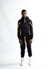 MEN The Tracksuit Anorak - Black and Yellow [Top]