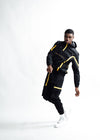 MEN The Tracksuit Cargo Pants - Black and Yellow [Bottom]