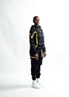 WOMEN The Tracksuit Anorak - Black and Yellow [Top]